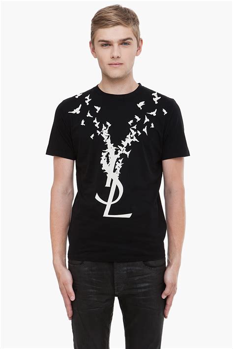 ysl tee shirt logo